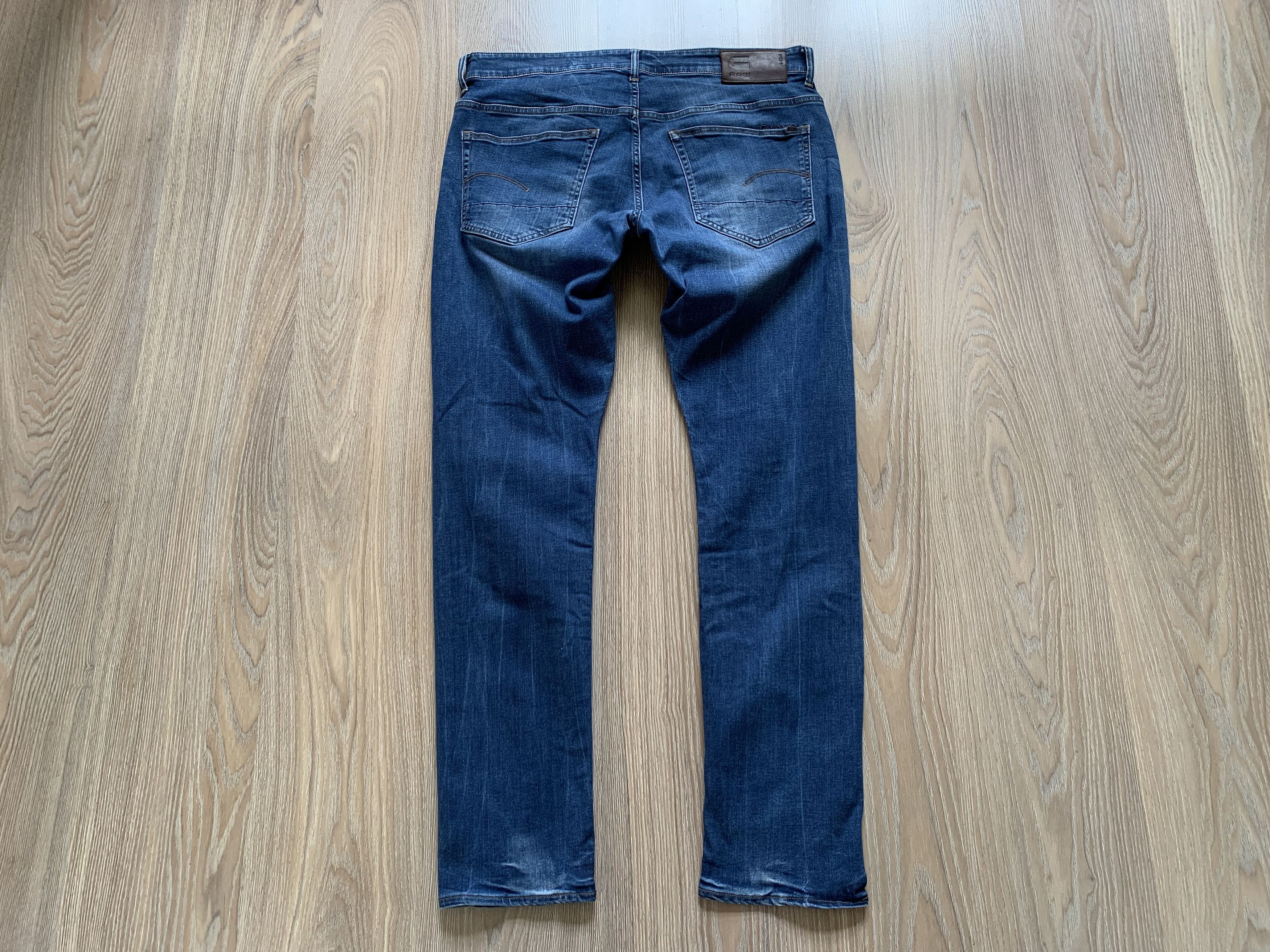 G-Star G Star Raw 3301 Straight Tapered Jeans Size US 32 / EU 48 - 3 Thumbnail