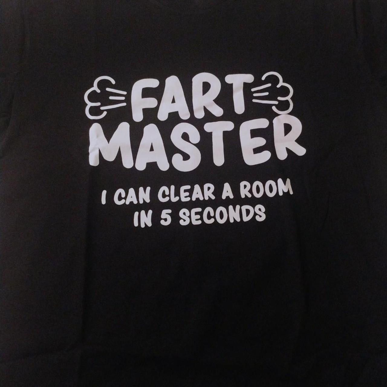 Other Size Medium Fart Master black t-shirt Size US M / EU 48-50 / 2 - 2 Thumbnail