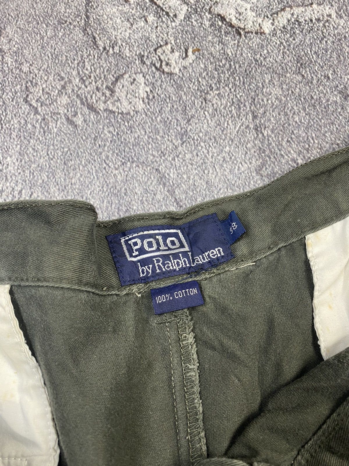 Polo Ralph Lauren Y2K Polo Ralph Lauren Khaki Chino Shorts Vintage Preppy Size US 36 / EU 52 - 4 Thumbnail