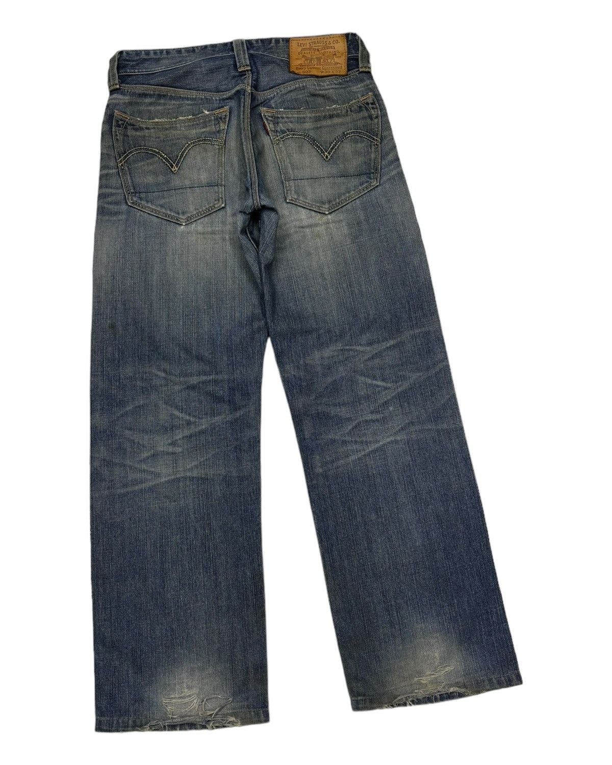 Kapital RARE VINTAGE LEVIS 503 RETRO BAGGY JEANS DISTRESS DENIM Size US 30 / EU 46 - 4 Thumbnail