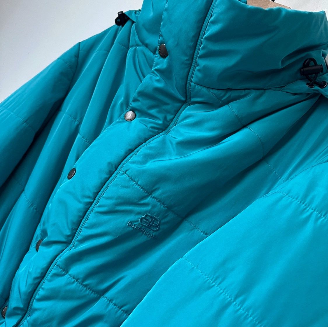 Balenciaga BALENCIAGA Down Jacket Cinched Puffer Blue 52 XL Size US XL / EU 56 / 4 - 3 Thumbnail
