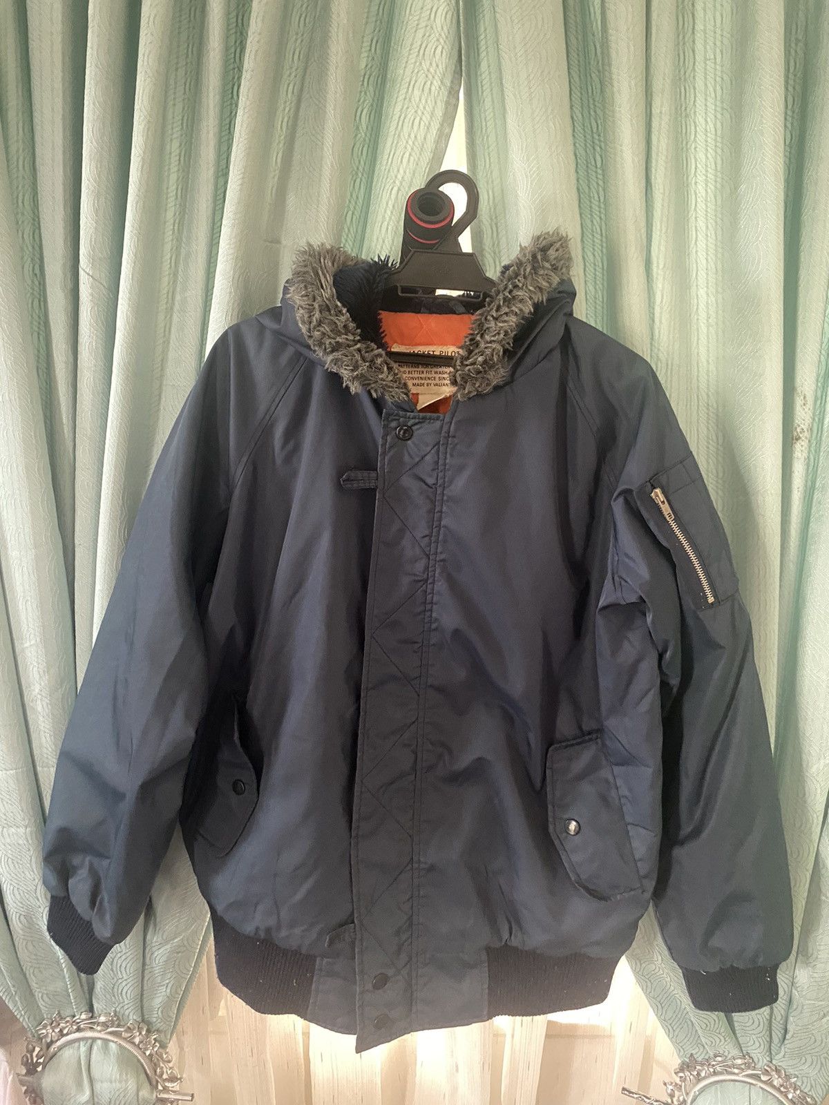 Vintage Vintage Bomber Jacket Pilot Like 70s Size US L / EU 52-54 / 3 - 1 Thumbnail