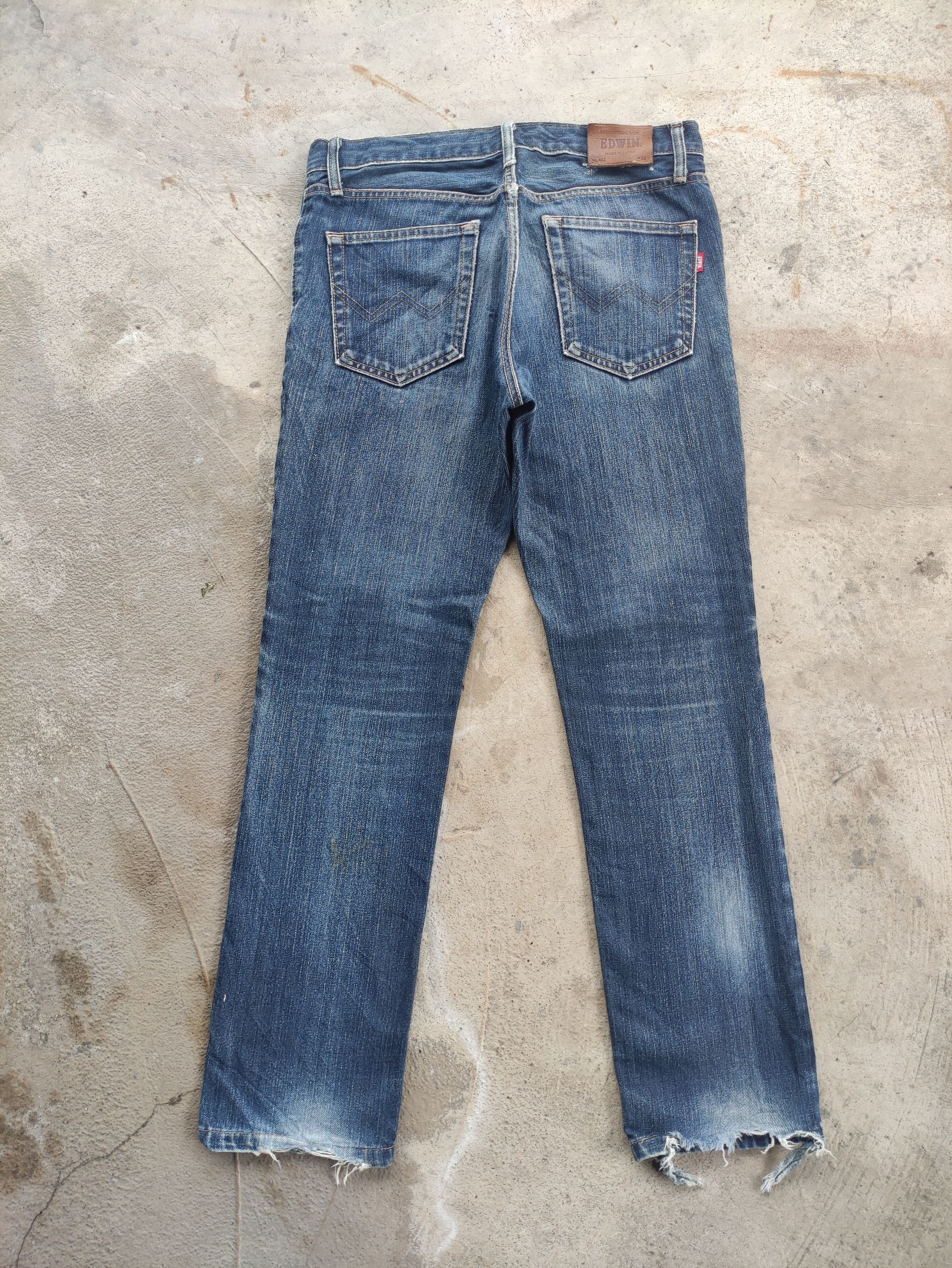 Edwin Vintage Edwin Distressed Faded Jean Denim Pants W33 Size US 33 - 9 Thumbnail