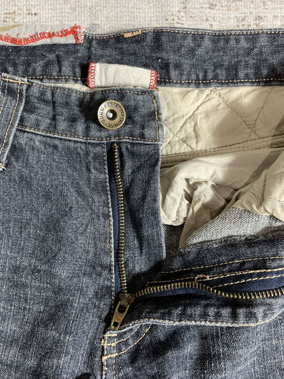 Vintage 💥BINDING OFFER💥2000s Cargo Distressed Denim Jeans Undefined Size US 32 / EU 48 - 5 Thumbnail
