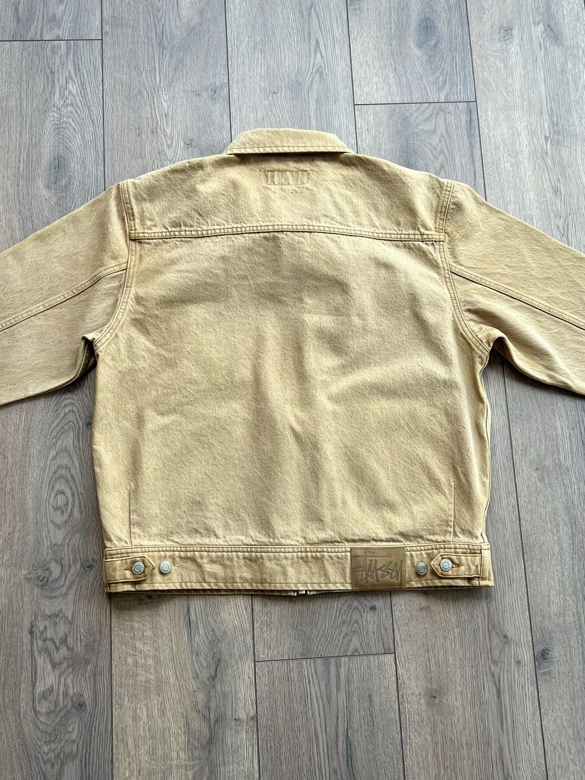 Stussy Stussy Denim Zip Up Work Jacket “Sand” Medium Size US M / EU 48-50 / 2 - 7 Thumbnail