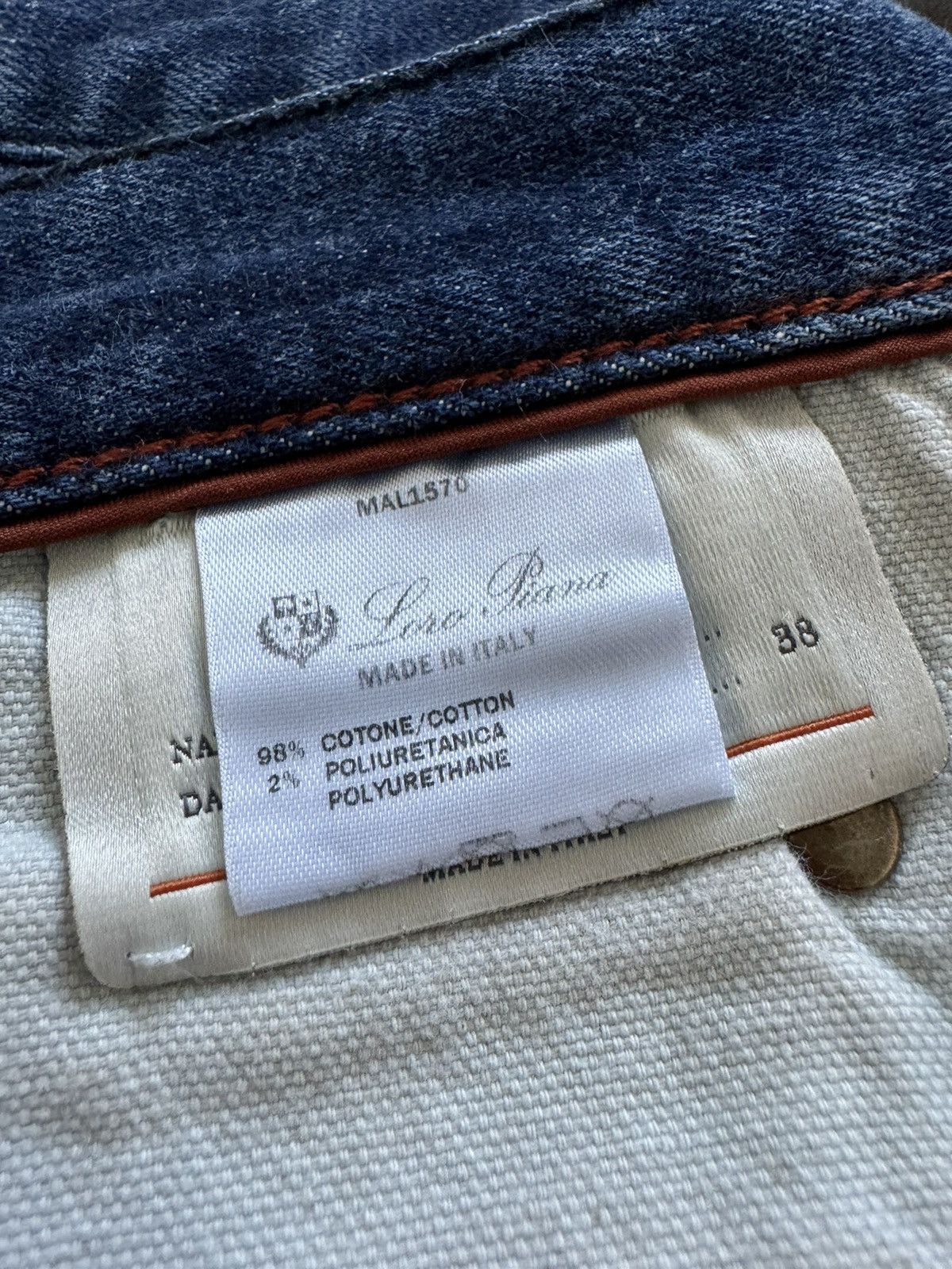 Loro Piana Loro Piana Kurashiki Selvage denim jeans Size US 38 / EU 54 - 12 Thumbnail