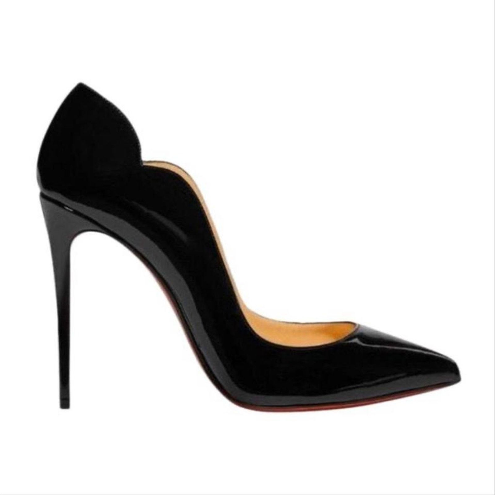 Christian Louboutin Hot Chick 100 patent leather heels 40 Size US 10 / IT 40 - 1 Thumbnail