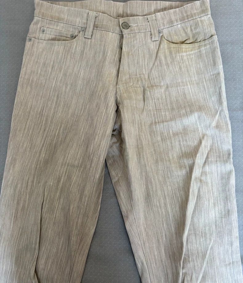 Yohji Yamamoto Vintage Striped Pants with Slight Yellowing-2506 Size 30" / US 8 / IT 44 - 3 Thumbnail