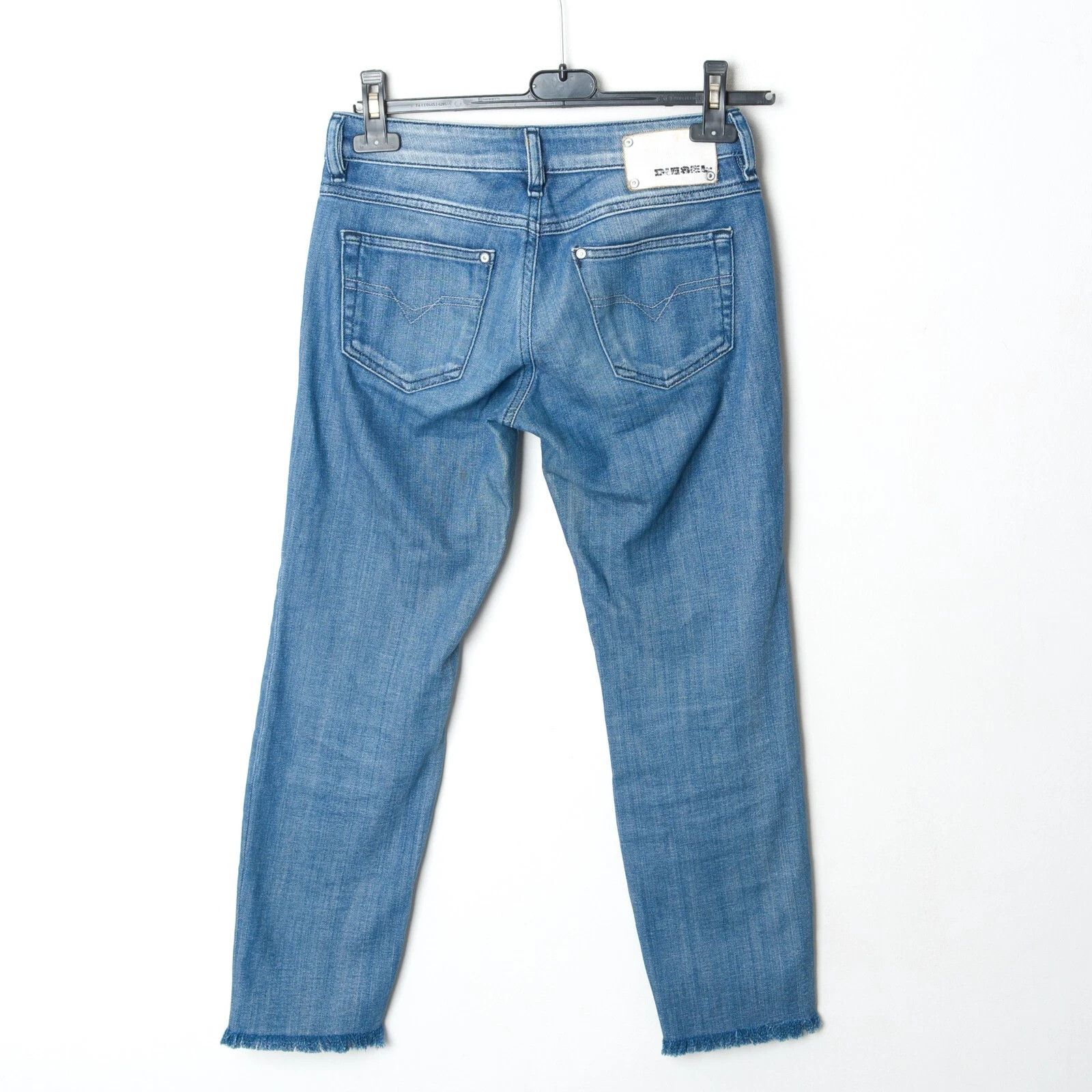 Diesel Industry Ronhary Women W25 L32 Straight Jeans Trousers Denim Size 25" / US 0 / IT 36 - 6 Thumbnail