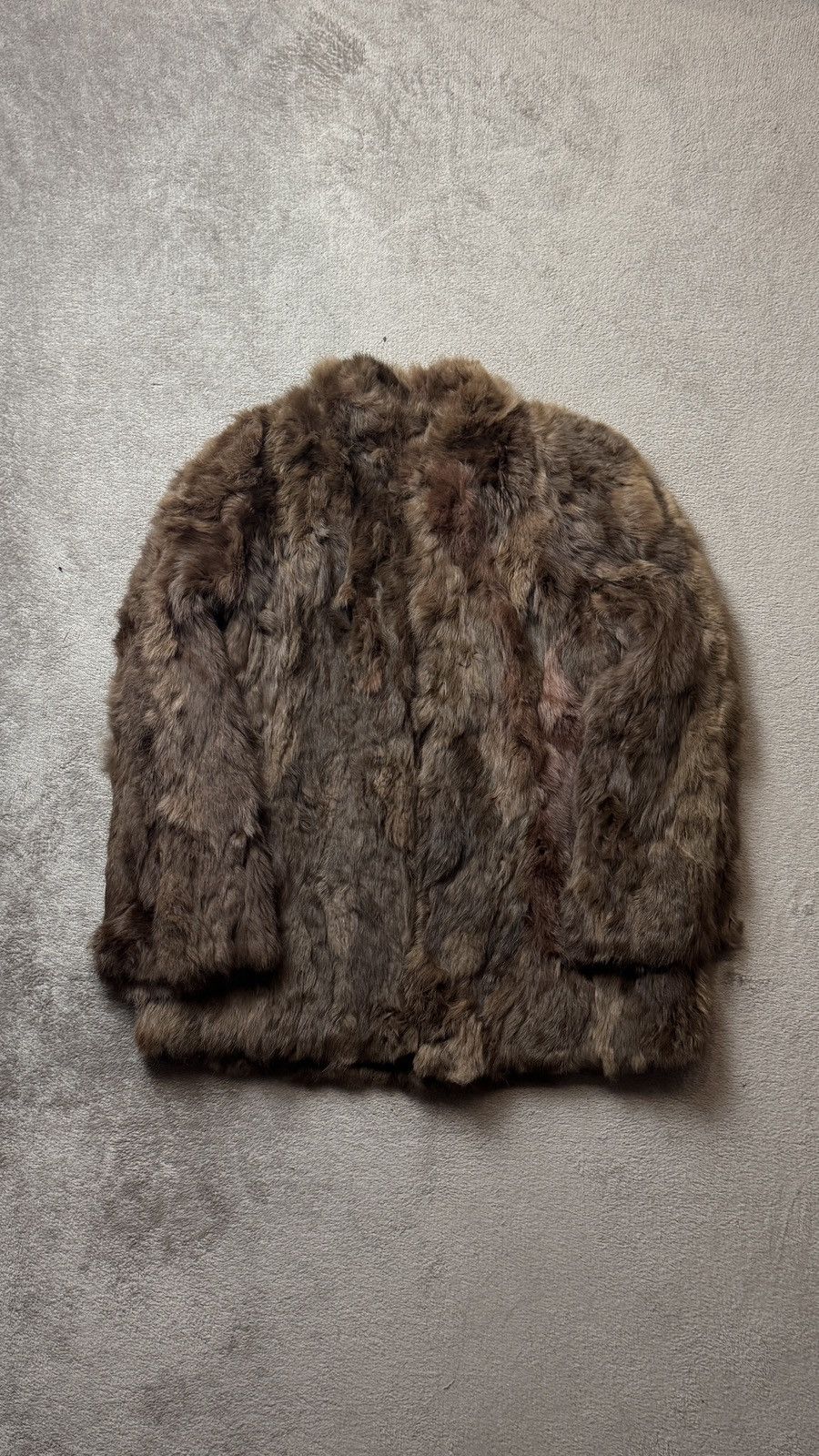 Vintage Y2K French Rabbit Fur Korean Coat ifsixwasnine LGB ysl Size S / US 4 / IT 40 - 1 Thumbnail