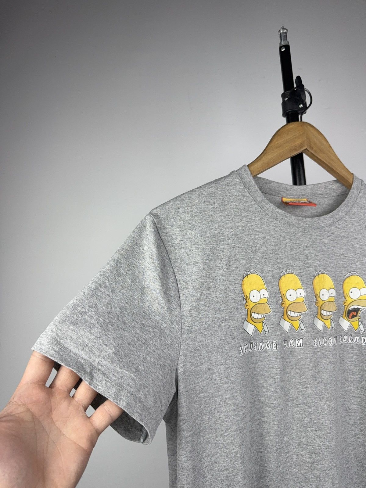 The Simpsons Vintage The Simpsons Homer Graphic Tee Shirt Grey Cartoon Size US M / EU 48-50 / 2 - 4 Thumbnail