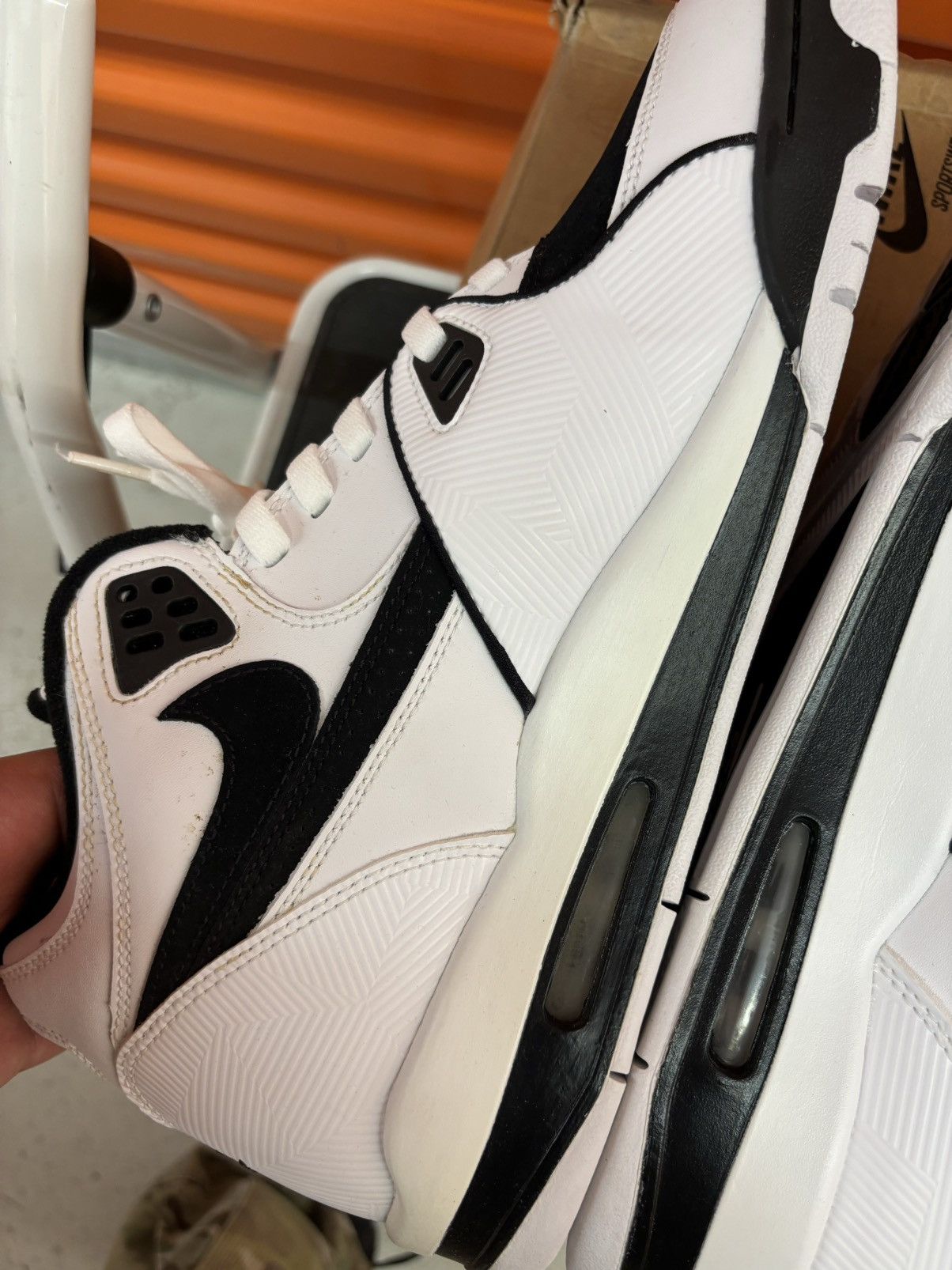 Nike × Vintage ***FINAL DROP***RARE 2008 NIKE AIR FLIGHT 89 QS TITULARES 13 Size US 13 / EU 46 - 15 Thumbnail