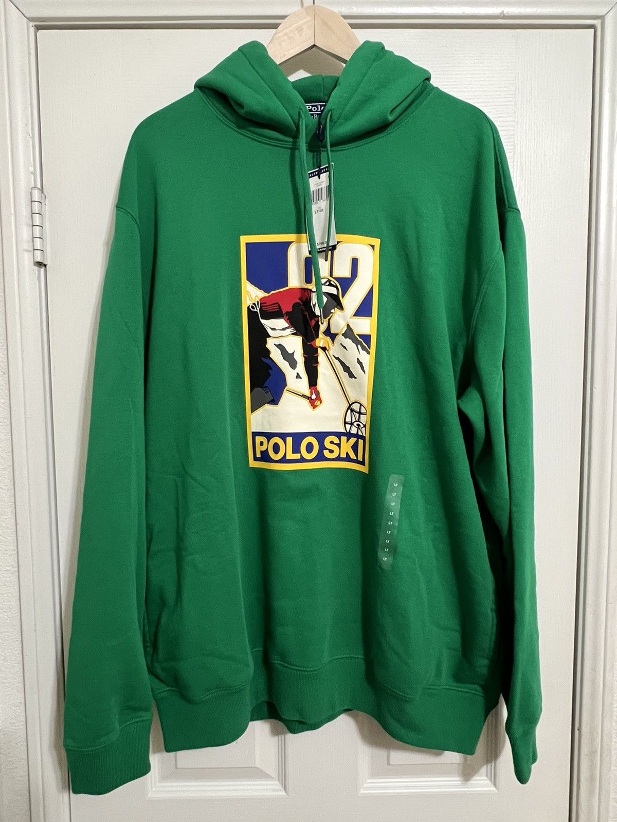 Polo Ralph Lauren NWT 92 Ski Graphic Fleece Pullover Hoodie Tall L Size US L / EU 52-54 / 3 - 1 Thumbnail
