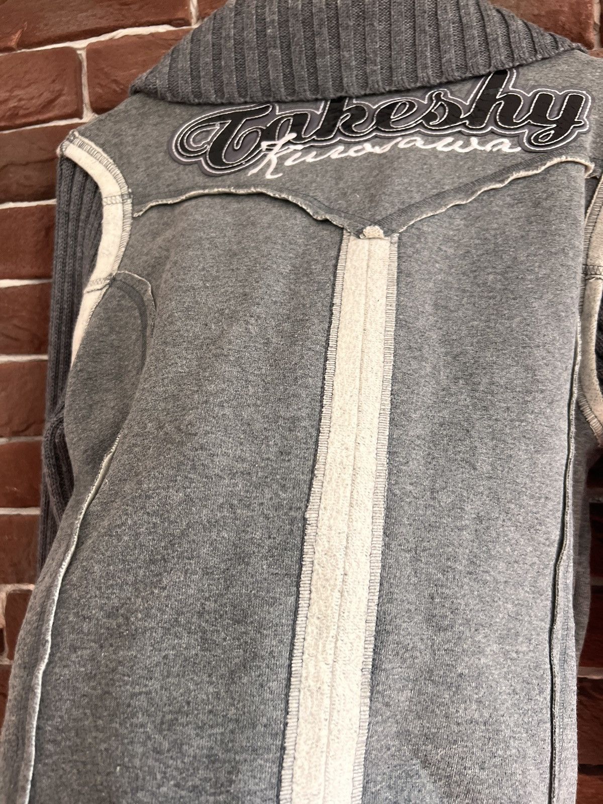 Takeshy Kurosawa × Vintage TAKESHY KUROSAWA Black Wool Sweater Pullover Jumper Japan Size US M / EU 48-50 / 2 - 11 Thumbnail