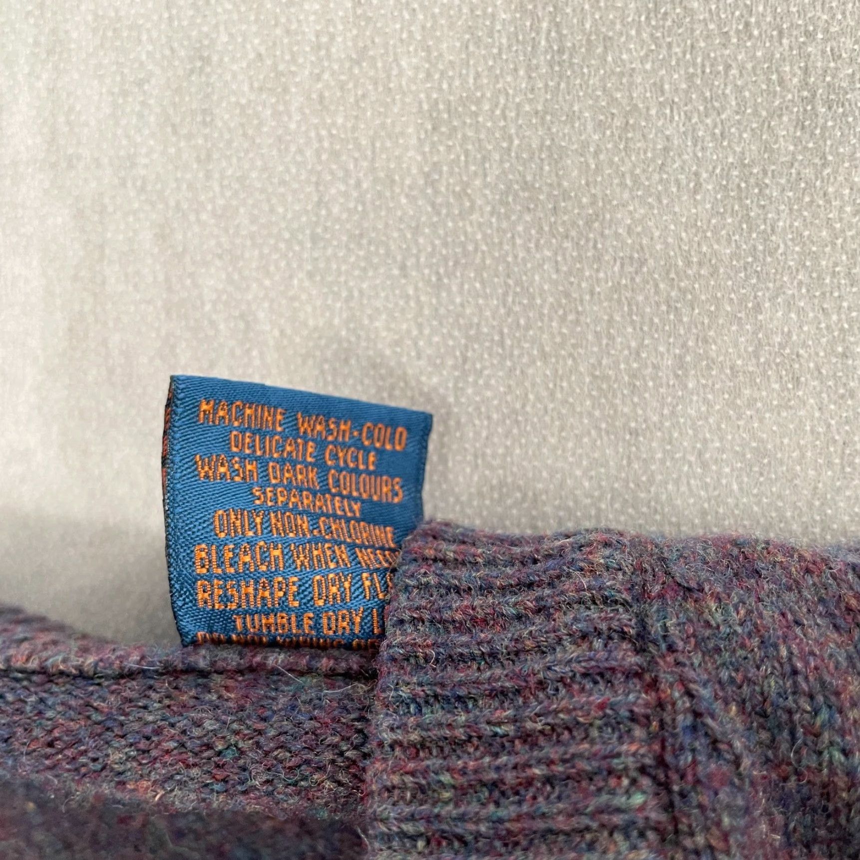 Pendleton VINTAGE Pendleton Sweater Adult Large Purple Lambswool Virgin Wool Pullover Mens Size US L / EU 52-54 / 3 - 7 Thumbnail