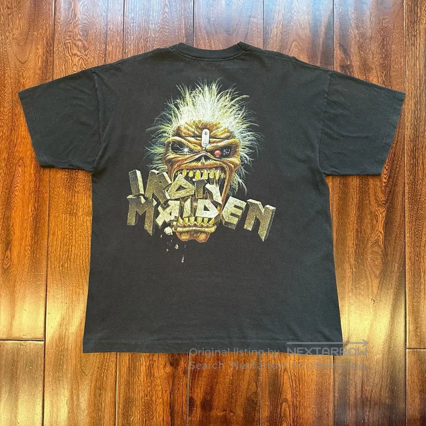 Vintage Vintage 90s Iron Maiden T. Size US M / EU 48-50 / 2 - 2 Thumbnail