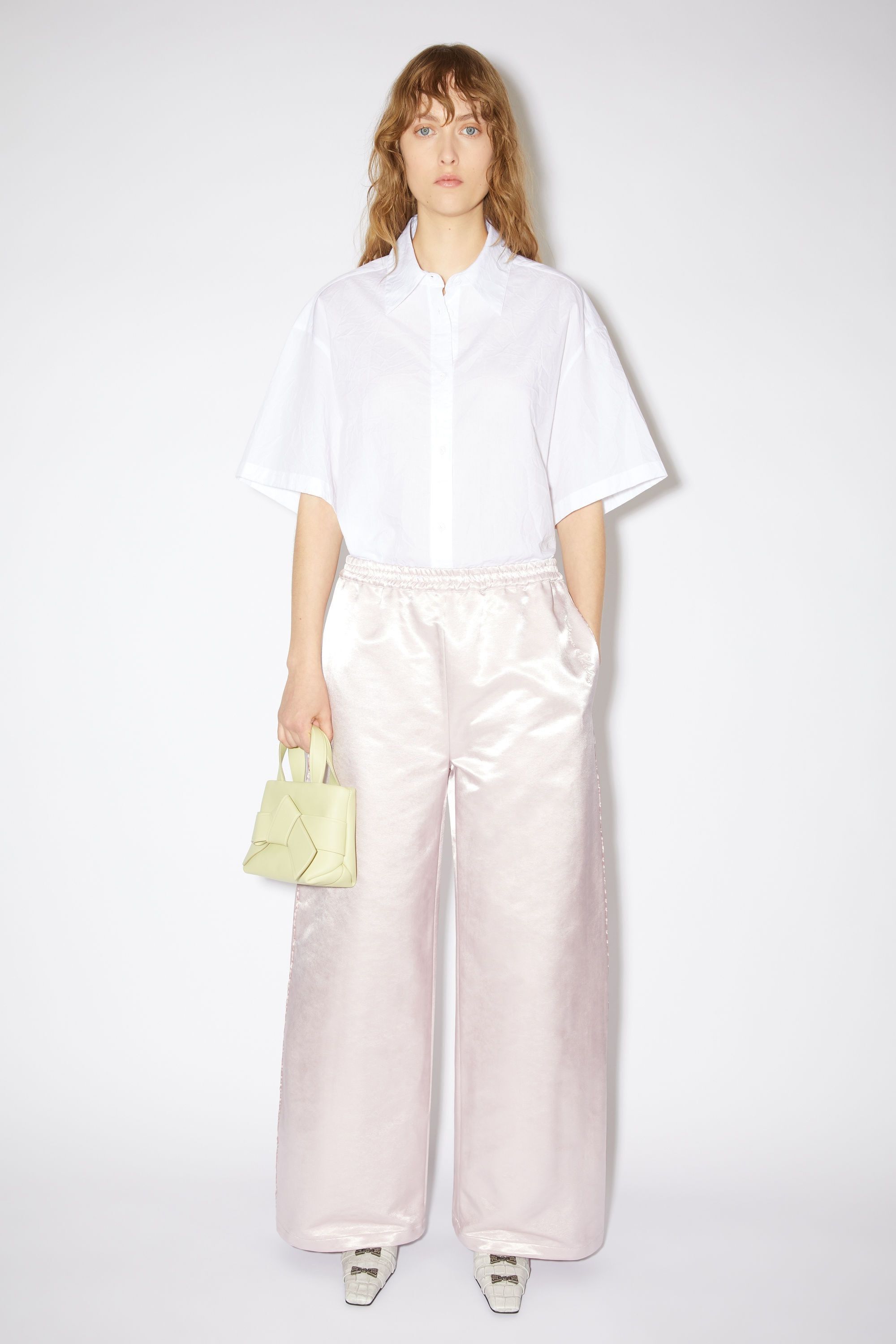 Acne Studios o1y0725 Sweatpant in Light Pink Size 28" / US 6 / IT 42 - 2 Thumbnail