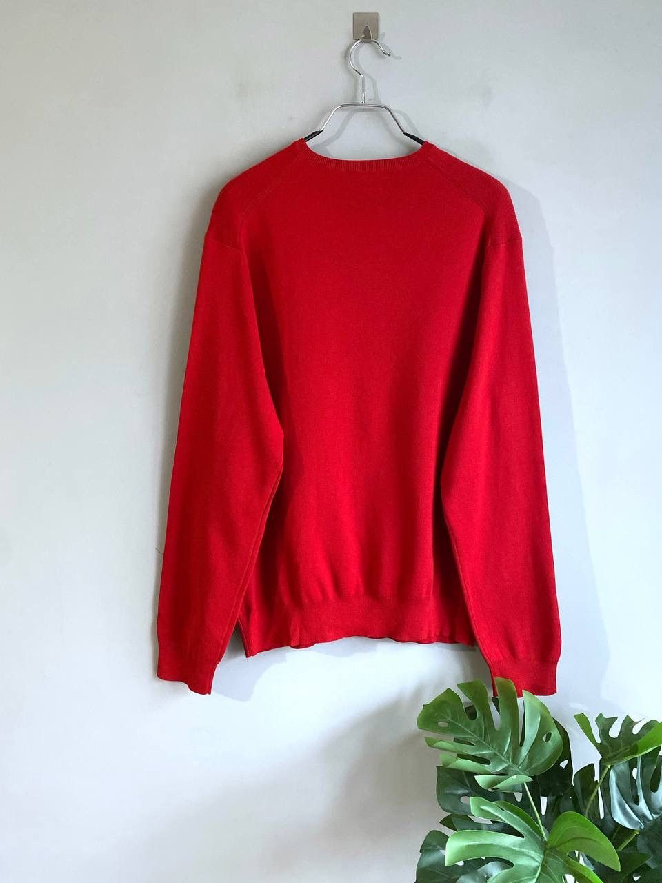 Polo Ralph Lauren Polo Ralph Lauren Men's V-Neck Red Knit Jumper Sweater, XL Size US XL / EU 56 / 4 - 10 Thumbnail