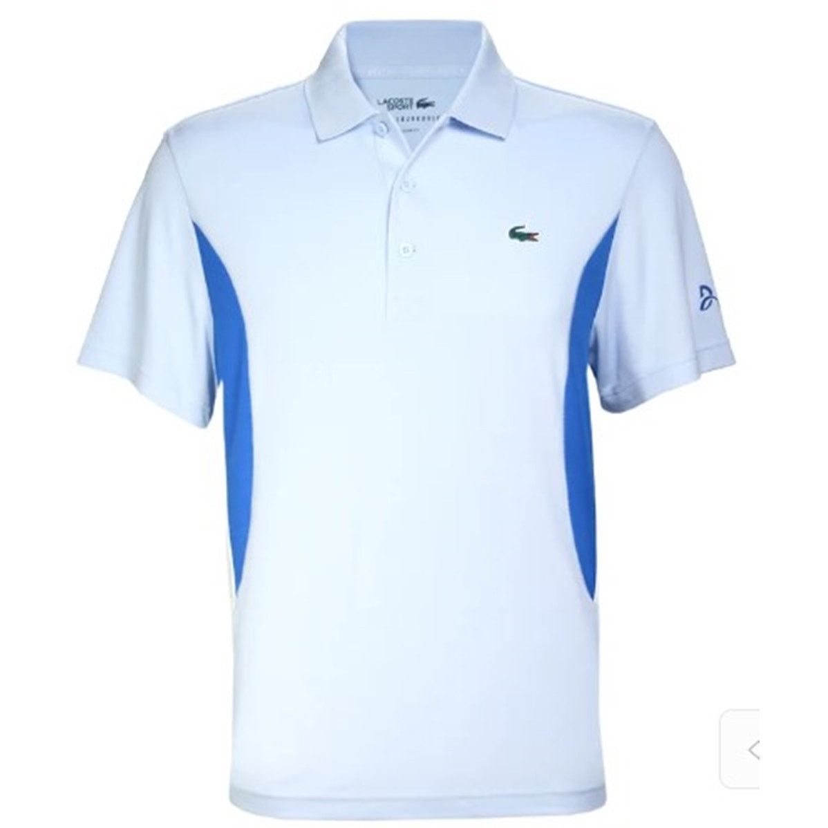 Lacoste Mens Ultra-Dry Tennis Polo Color Phoenix Blue Size L
