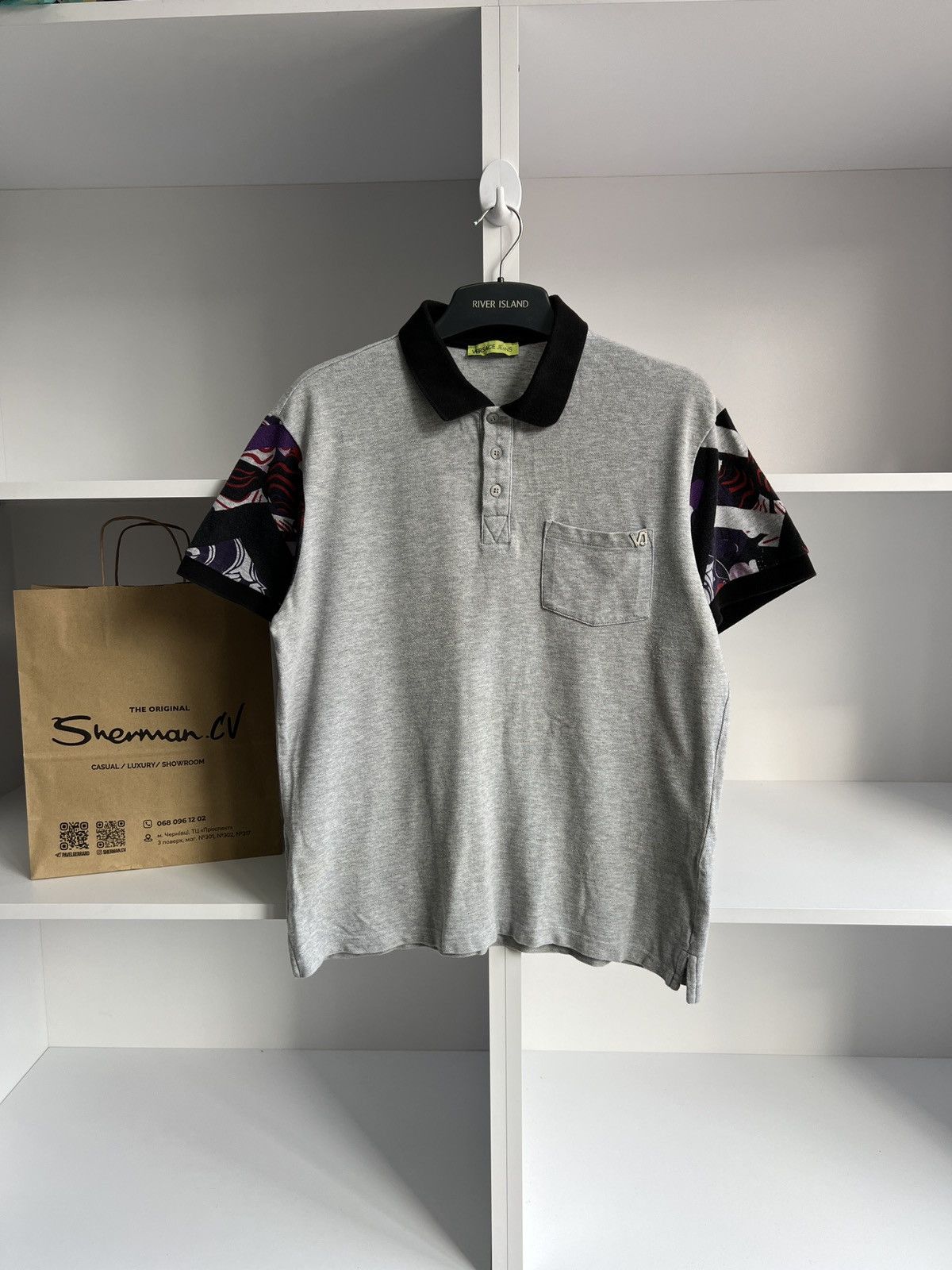 Vintage Versace Jeans Polo T-Shirt