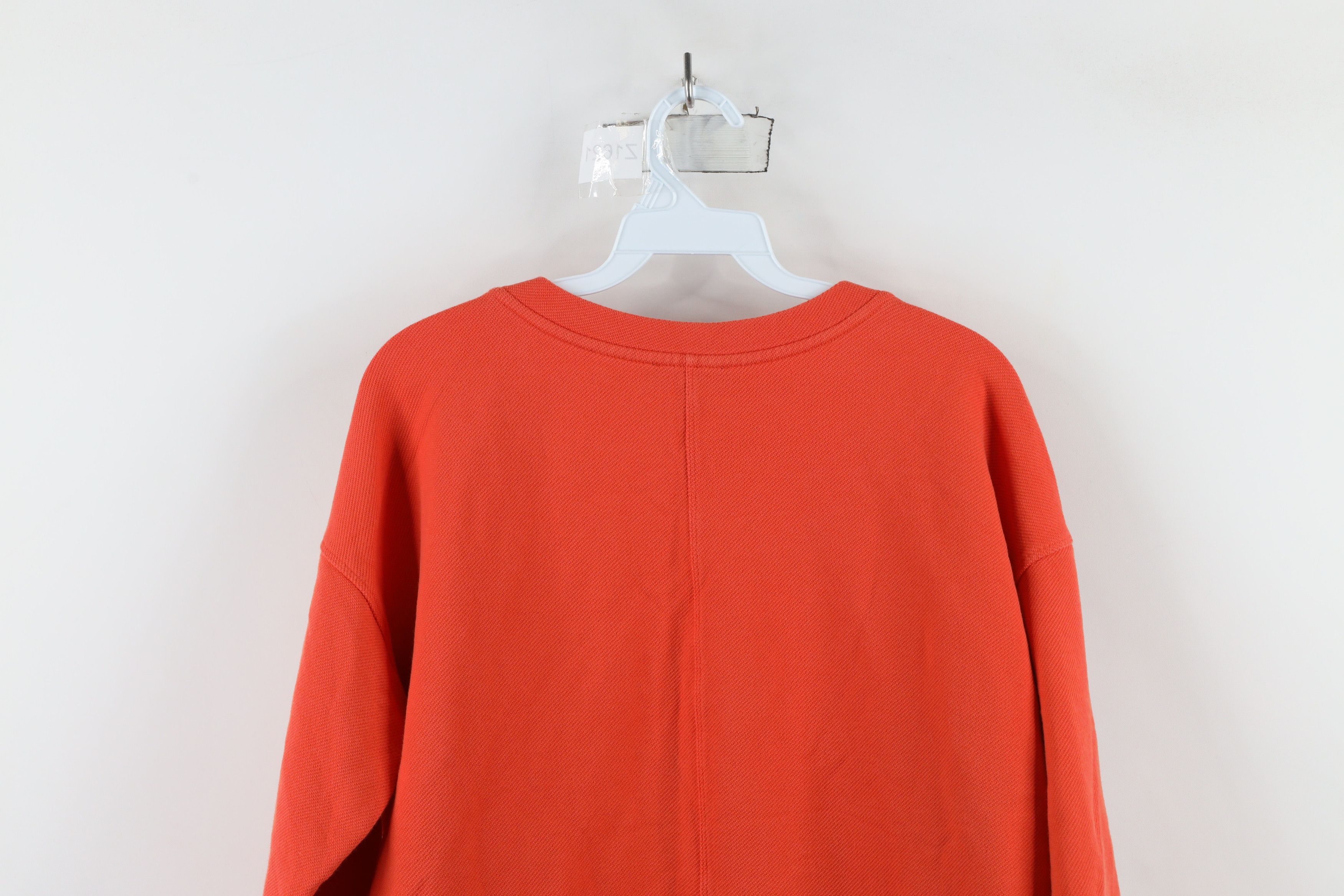 Eileen Fisher × Vintage Eileen Fisher Stretch Organic Cotton Sweater Orange Size M / US 6-8 / IT 42-44 - 9 Thumbnail