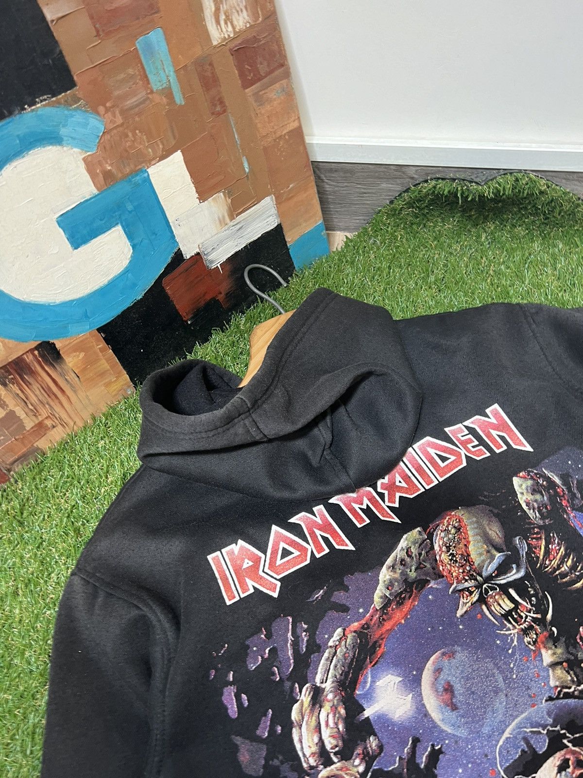 Iron Maiden × Vintage IRON MAIDEN THE Final Frontier 2010 y2k hoodie Size US M / EU 48-50 / 2 - 5 Thumbnail