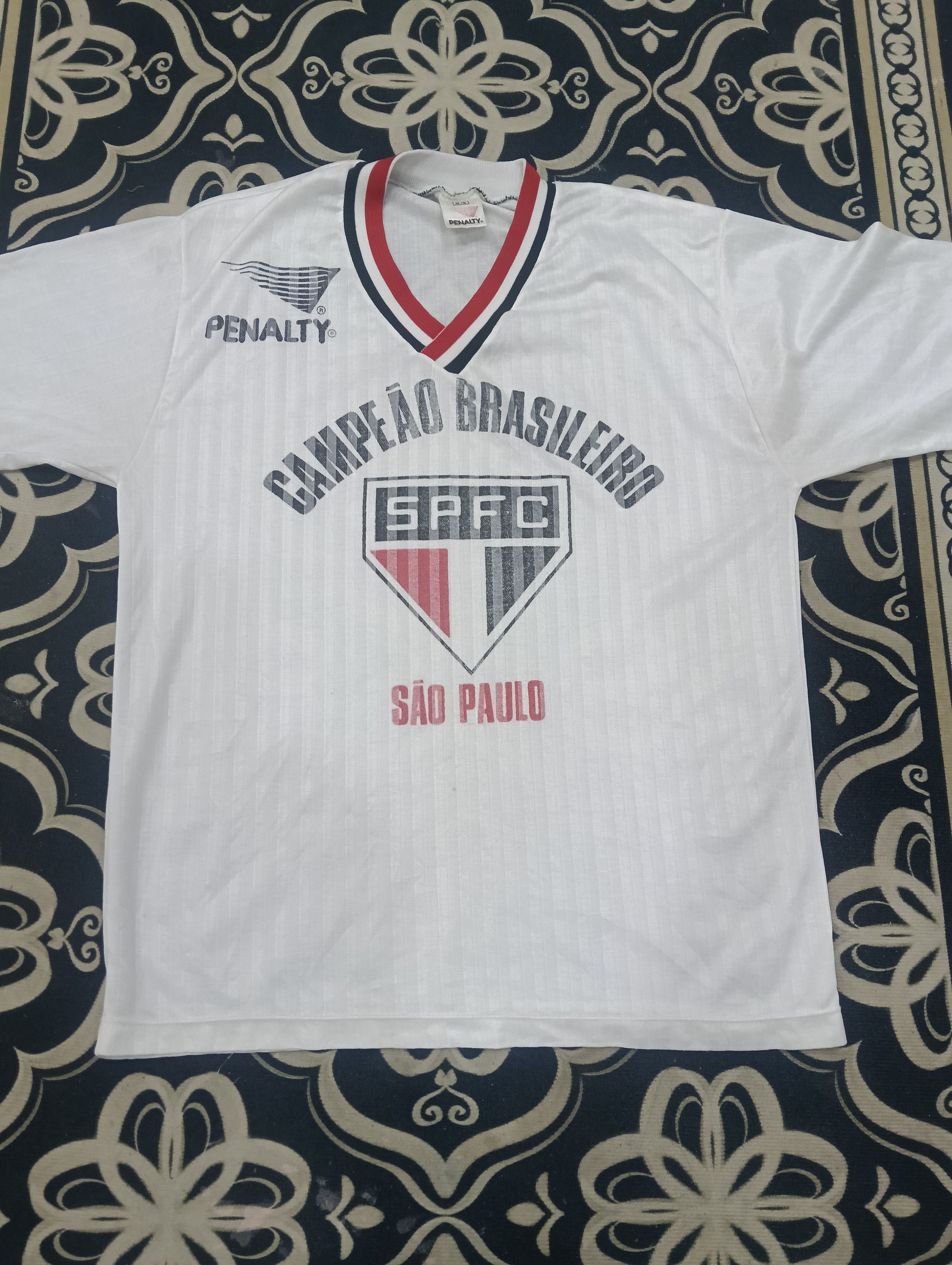 Vintage Rare Vintage Sao Paulo Soccer Club Jersey Size US M / EU 48-50 / 2 - 2 Thumbnail