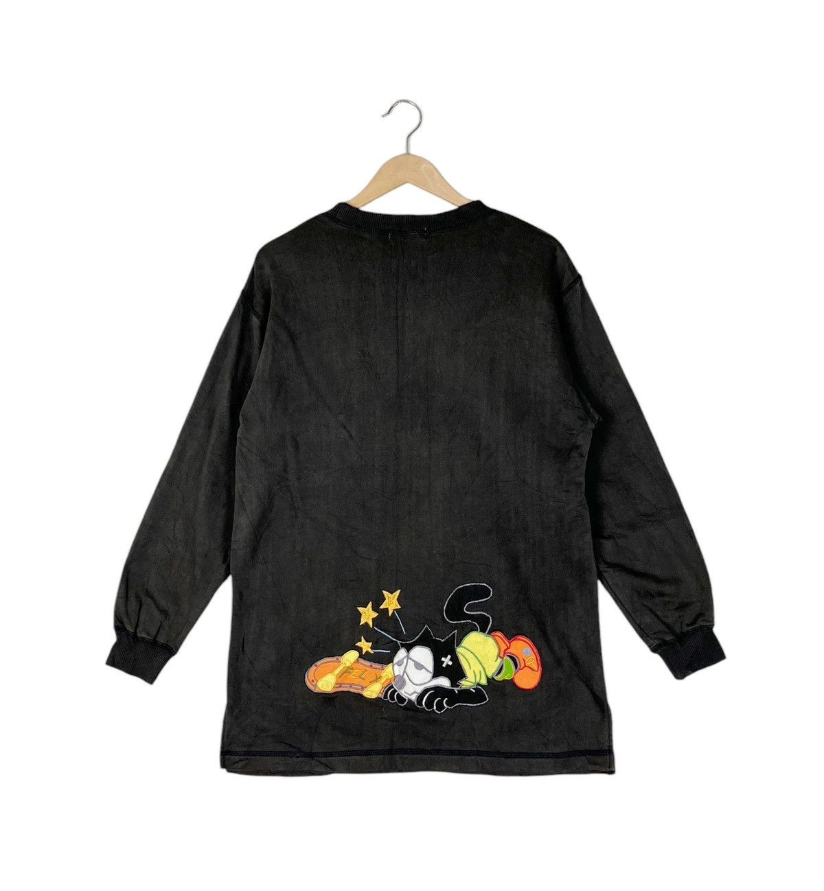 Anime × Cartoon Network × Vintage Vintage Felix The Cat Embroidery Sweatshirt Size US L / EU 52-54 / 3 - 2 Thumbnail
