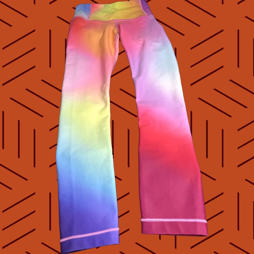 Athleta Athleta Ankle Womens 2XS Tight Multicolor Leggings Colorblock Knit Women Size XXS Size 24" / US 00 / IT 34 - 1 Thumbnail