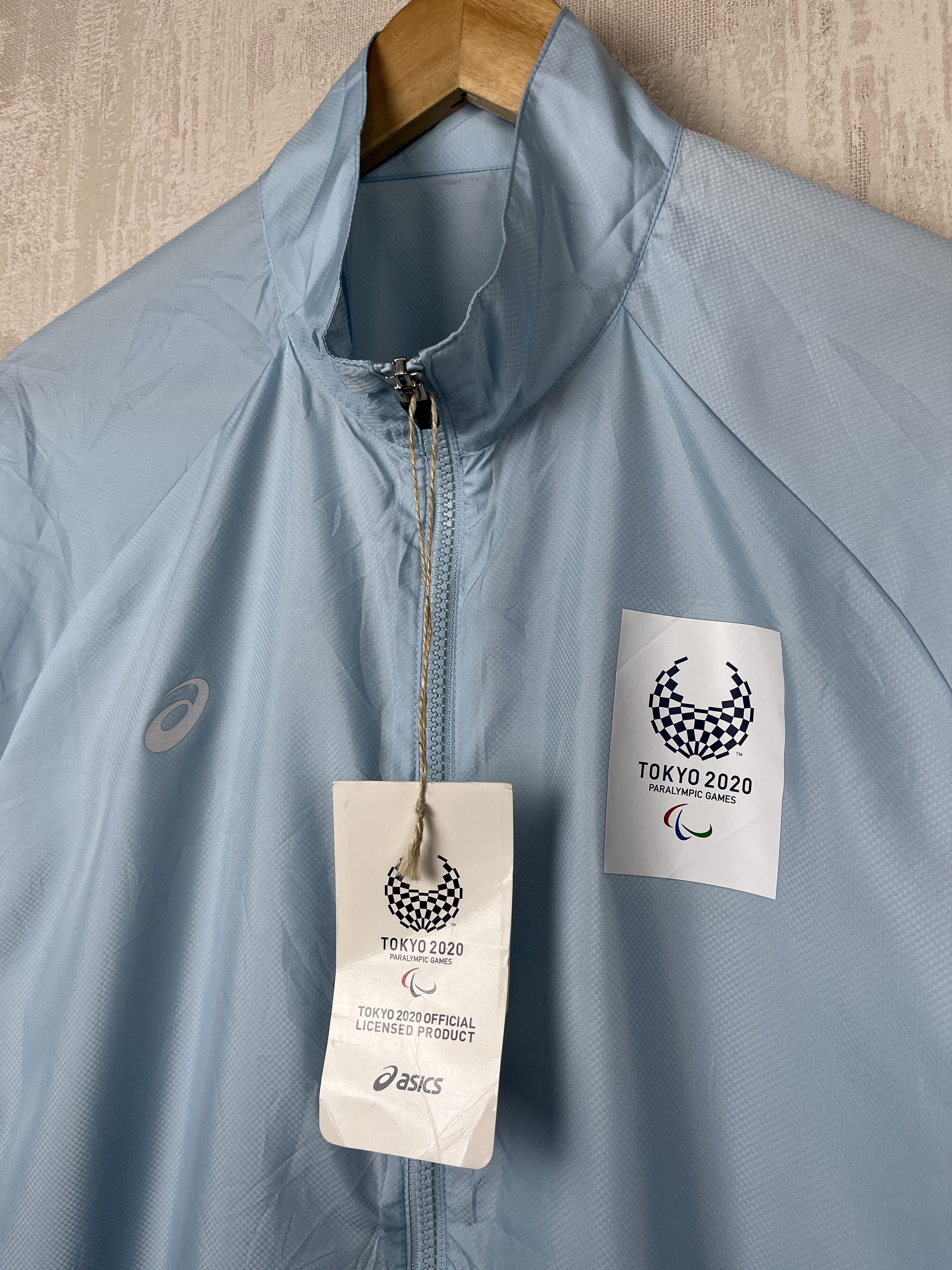 Asics Asics Tokyo Paralympic Games 2020 Wind Windbreaker Jacket Size US L / EU 52-54 / 3 - 5 Thumbnail