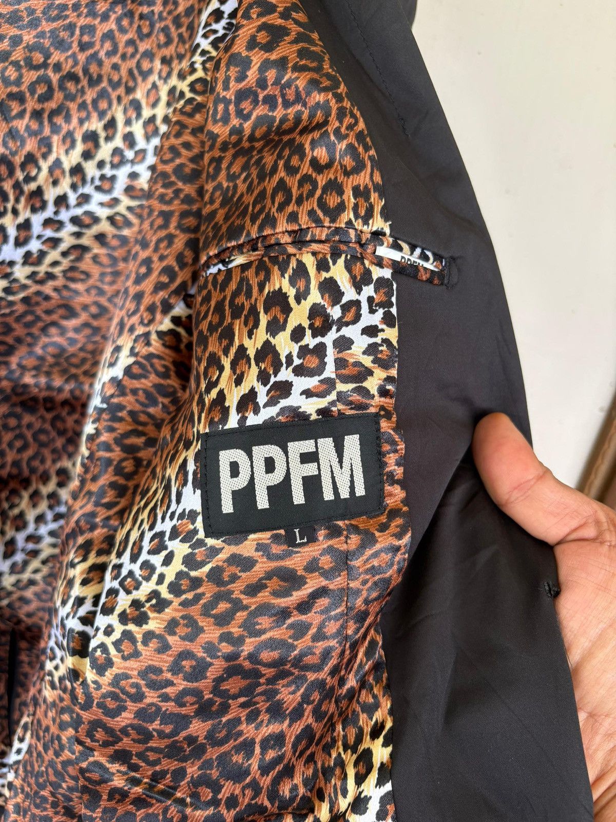 PPFM PPFM Coat Blazer Jacket Leopard Inner Inside Design Size US L / EU 52-54 / 3 - 11 Thumbnail