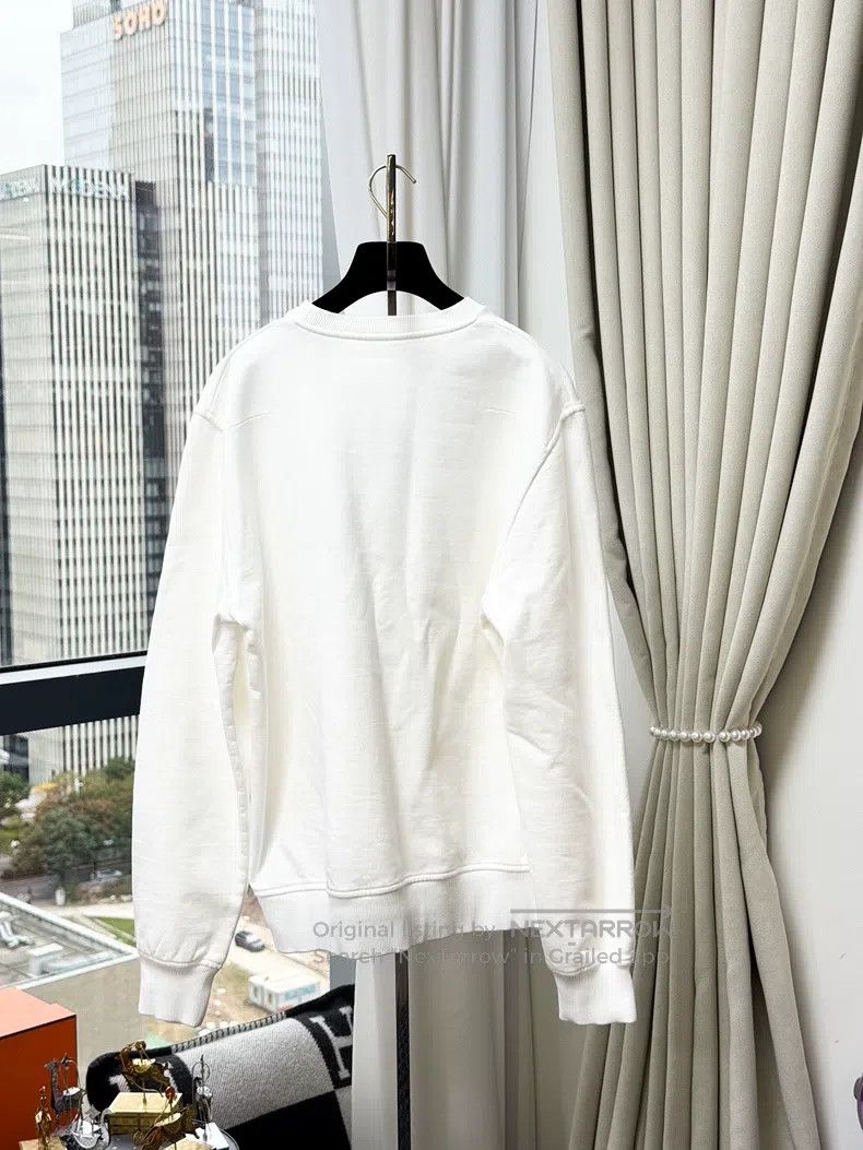 Dior Dior Rhinestone Little Bee White Sweatshirt Size US L / EU 52-54 / 3 - 3 Thumbnail