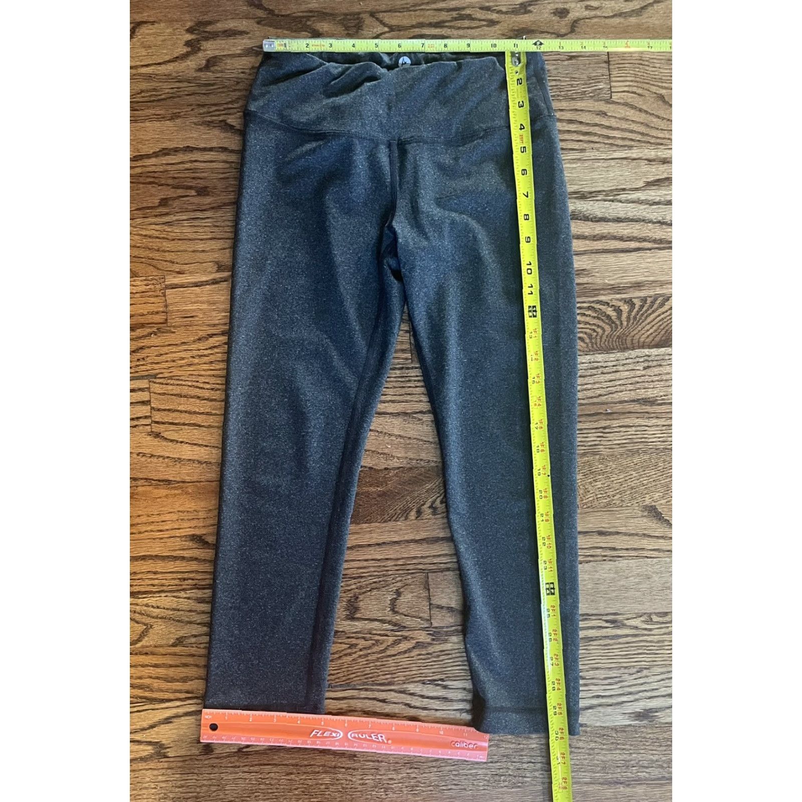 Vintage 90 Degree Reflex Leggings Women Small Dark Heather Gray Yoga Pants Size 28" / US 6 / IT 42 - 4 Thumbnail