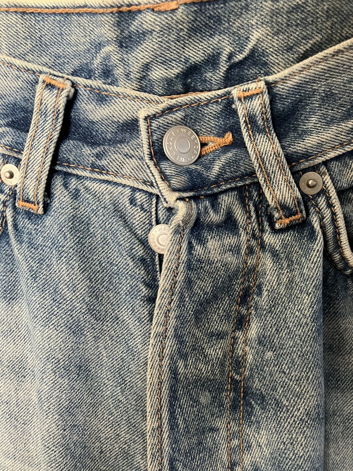 Weekday Weekday Astro Baggy Jeans Faded Blue 29/30 Size US 29 - 11 Thumbnail