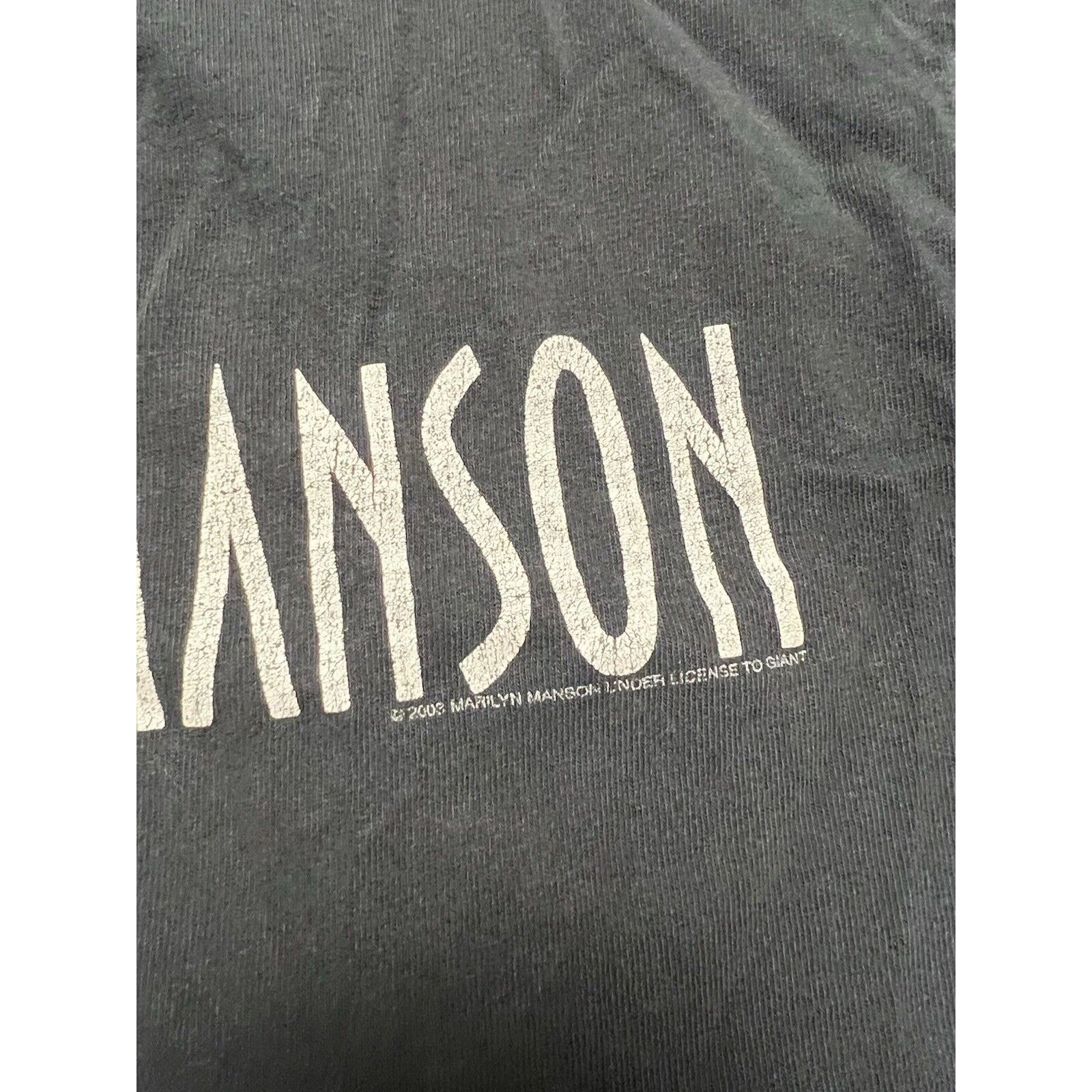 Giant Vintage Authentic Marilyn Manson Golden Age Of Grotesque Size US M / EU 48-50 / 2 - 4 Thumbnail