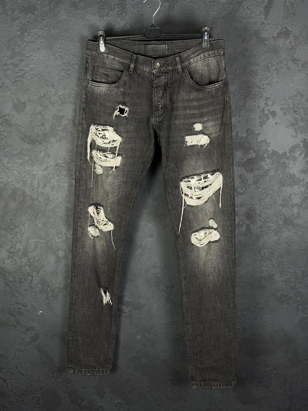 Dolce & Gabbana Dolce Gabbana Ripped Denim Jeans Size US 34 / EU 50 - 1 Thumbnail