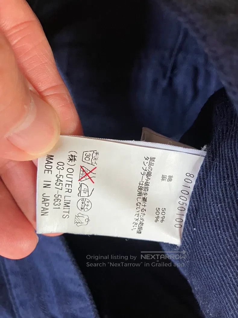 Nigel Cabourn Nigel Cabourn Dark blue fishbone pattern pants Size US 32 / EU 48 - 5 Thumbnail
