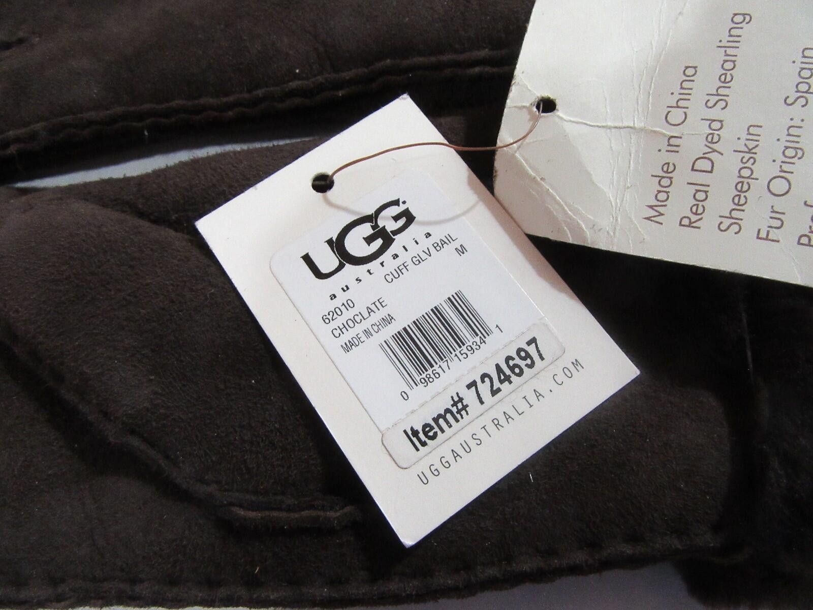 Other UGG Womens Leather and Shearling Sheepskin Cuff Gloves M Size ONE SIZE - 8 Thumbnail