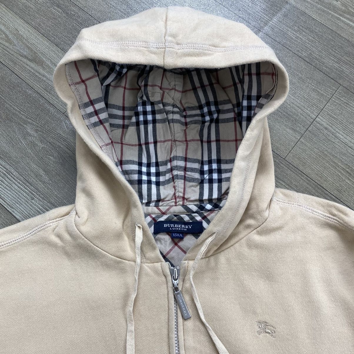 Burberry Vintage Burberry London Nova Check Logo Zip Hoodie Luxury Size US XS / EU 42 / 0 - 3 Thumbnail