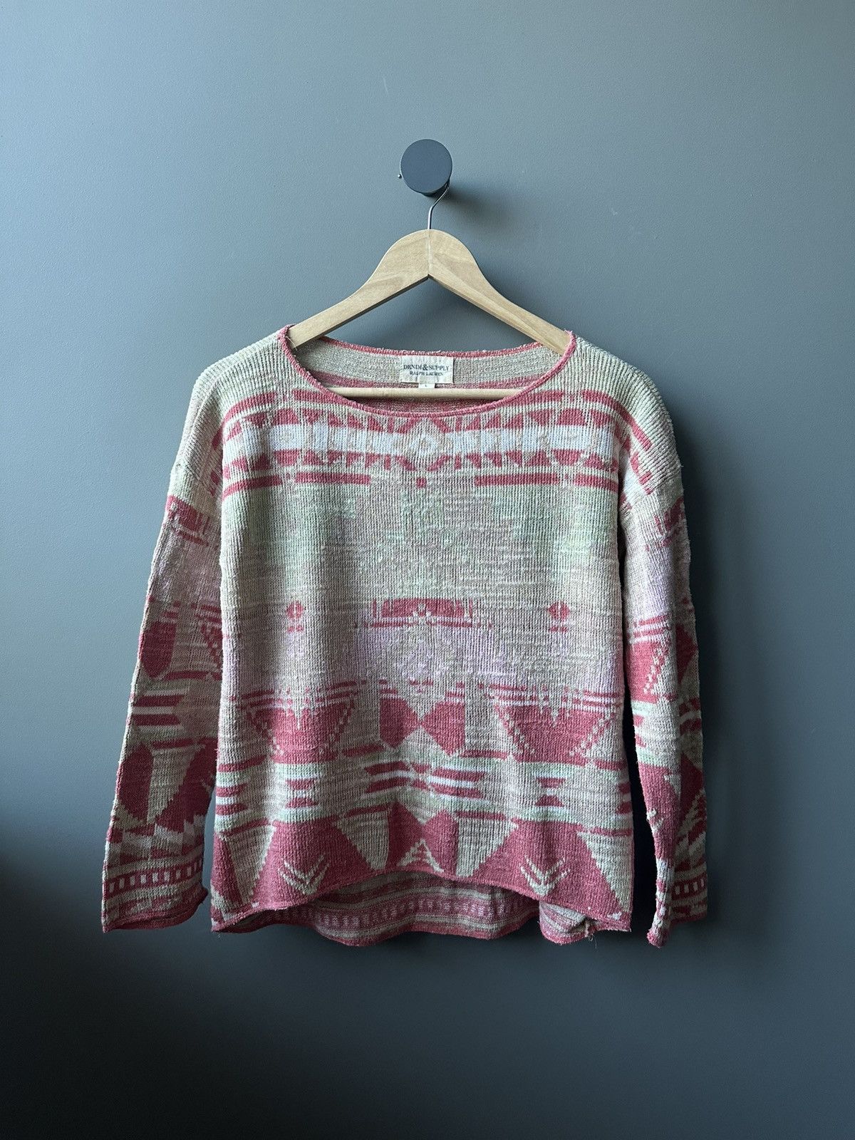 Denim & Supply Ralph Lauren Denim & Supply Ralph Lauren Navajo 3 Pattern Knit Sweater Size L / US 10 / IT 46 - 1 Thumbnail