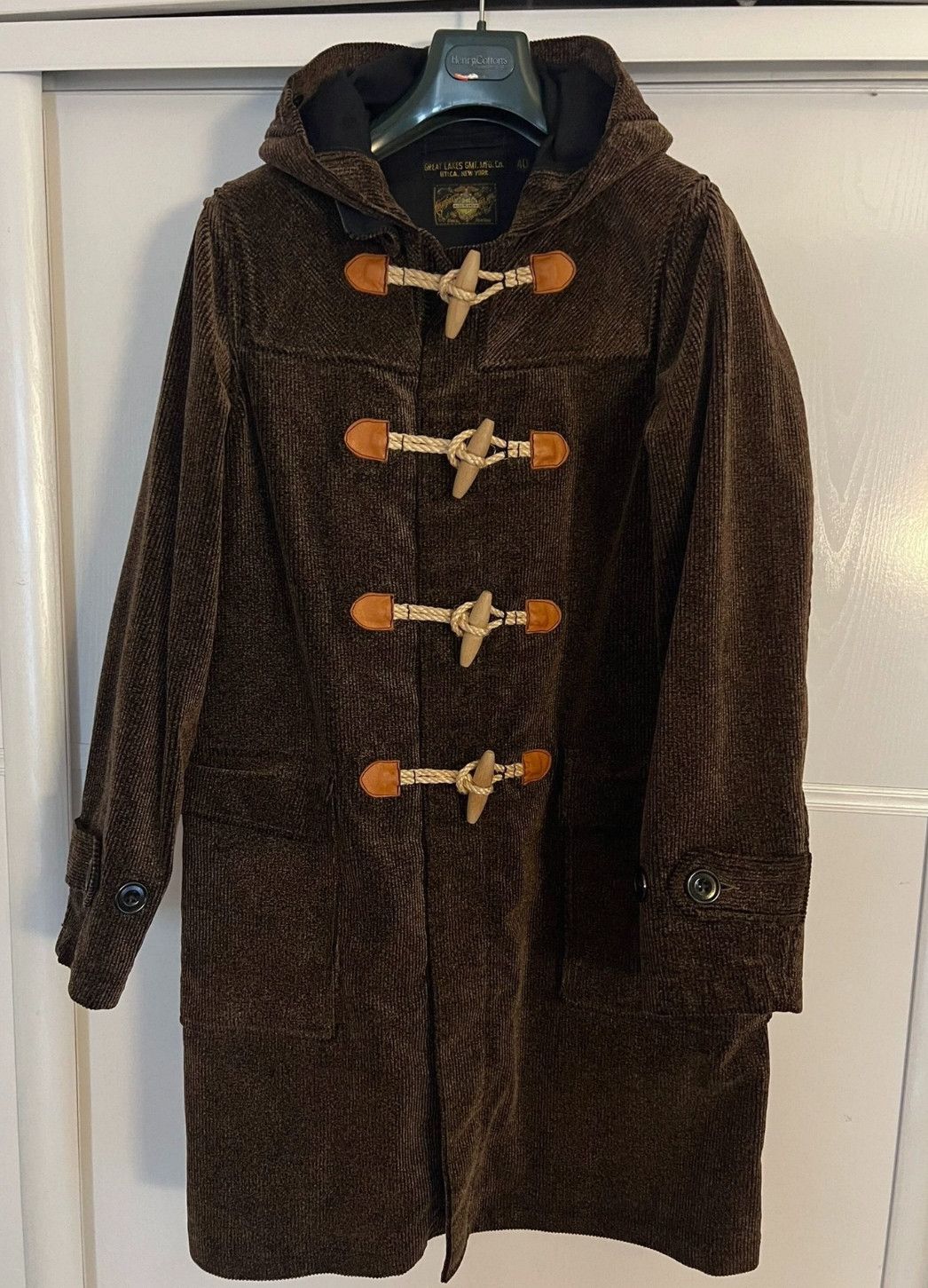 Freewheelers Freewheelers doyle heavy corduroy duffle coat Size US L / EU 52-54 / 3 - 2 Thumbnail