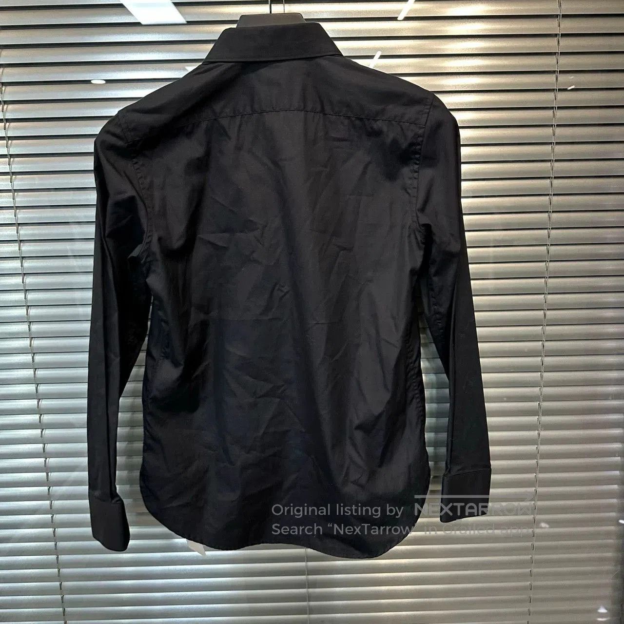 Saint Laurent Paris Saint Laurent Black Long-Sleeve Shirt. Size XS / US 0-2 / IT 36-38 - 2 Thumbnail