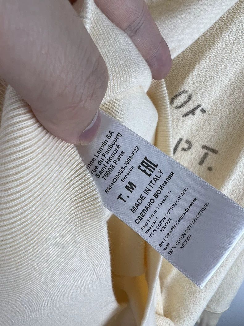 Lanvin Lanvin Hoop Cotton Splash Hoodie Size M / US 6-8 / IT 42-44 - 7 Thumbnail
