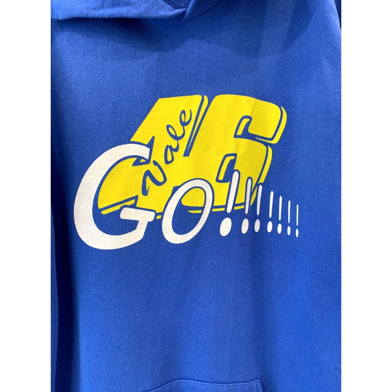 Fruit Of The Loom Vtg Valentino Rossi The Doctor VR46 Gauloises Yamaha Hoodie XL MotoGP Blue Mens Pullover Shirt Size US XL / EU 56 / 4 - 8 Thumbnail