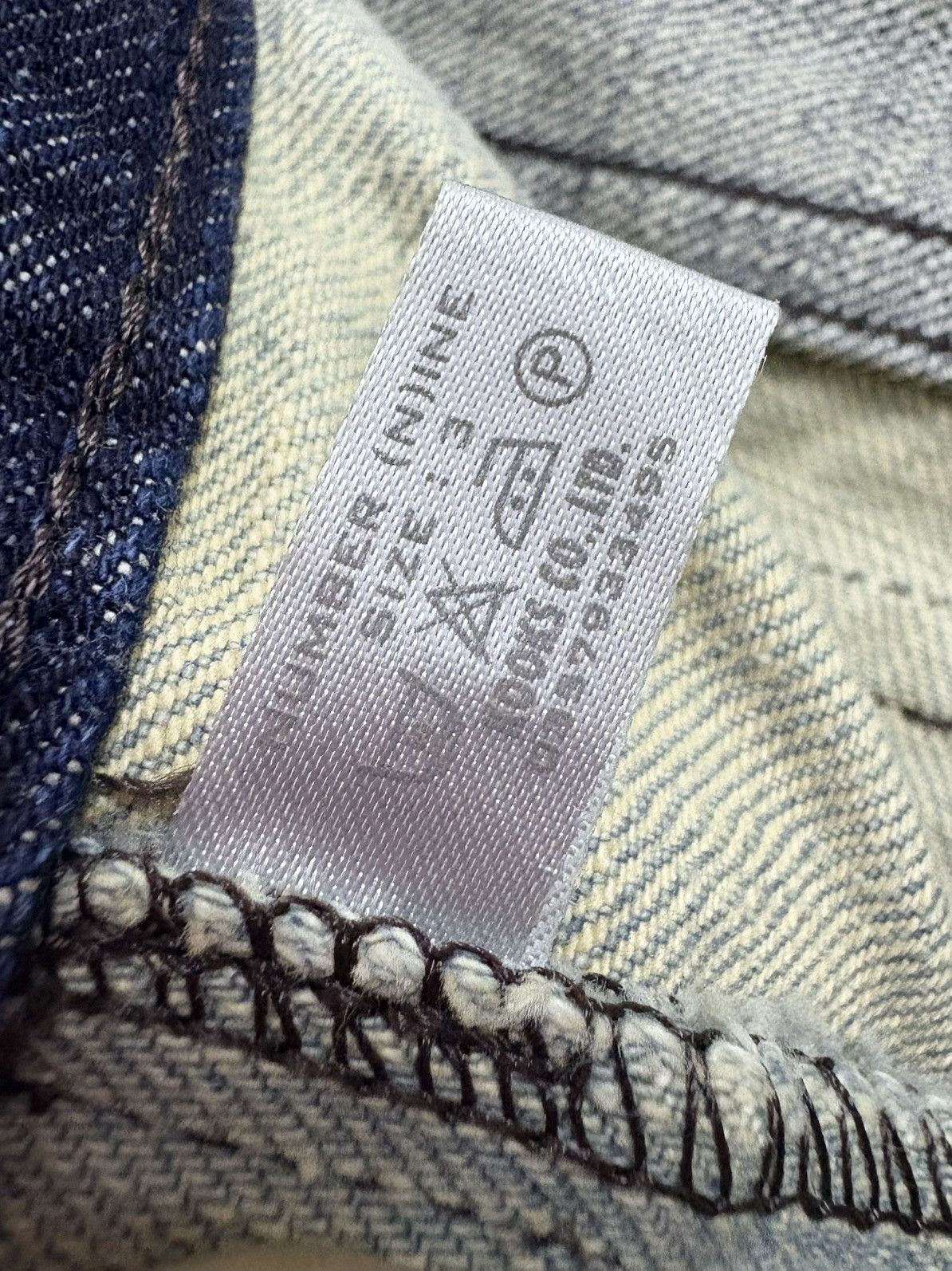 Number (N)ine 2000’s Number (N)ine Multi Pocket Distress Denim Jeans Size US 30 / EU 46 - 17 Thumbnail