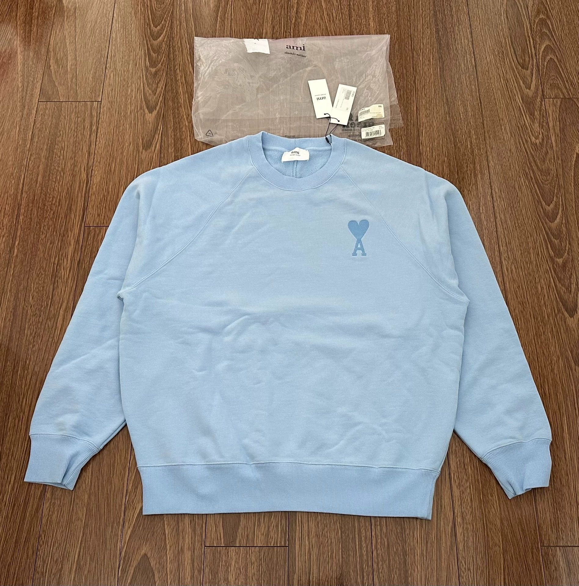 AMI AMI DE COEUR logo embroidery sweatshirt new XXL (small fit) Size US XXL / EU 58 / 5 - 1 Thumbnail