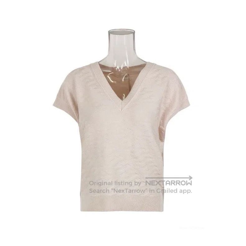 Hermes Hermes Wool Solid Color V-Neck Vest Size XS / US 0-2 / IT 36-38 - 1 Thumbnail