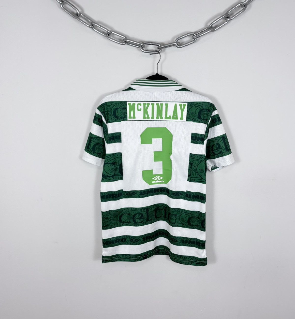 Umbro Umbro Celtic 1995/1997 Home McKinlay #3 Soccer Jersey Shirt Size US S / EU 44-46 / 1 - 1 Thumbnail