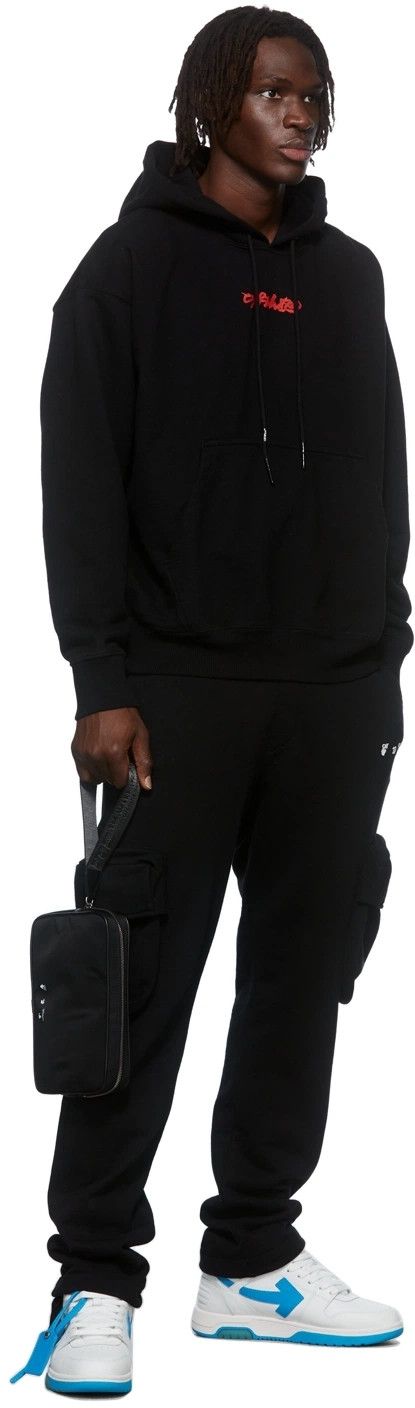 Off-White Black Arrow on Canvas Oversized Skate Hoodie Size US S / EU 44-46 / 1 - 5 Thumbnail