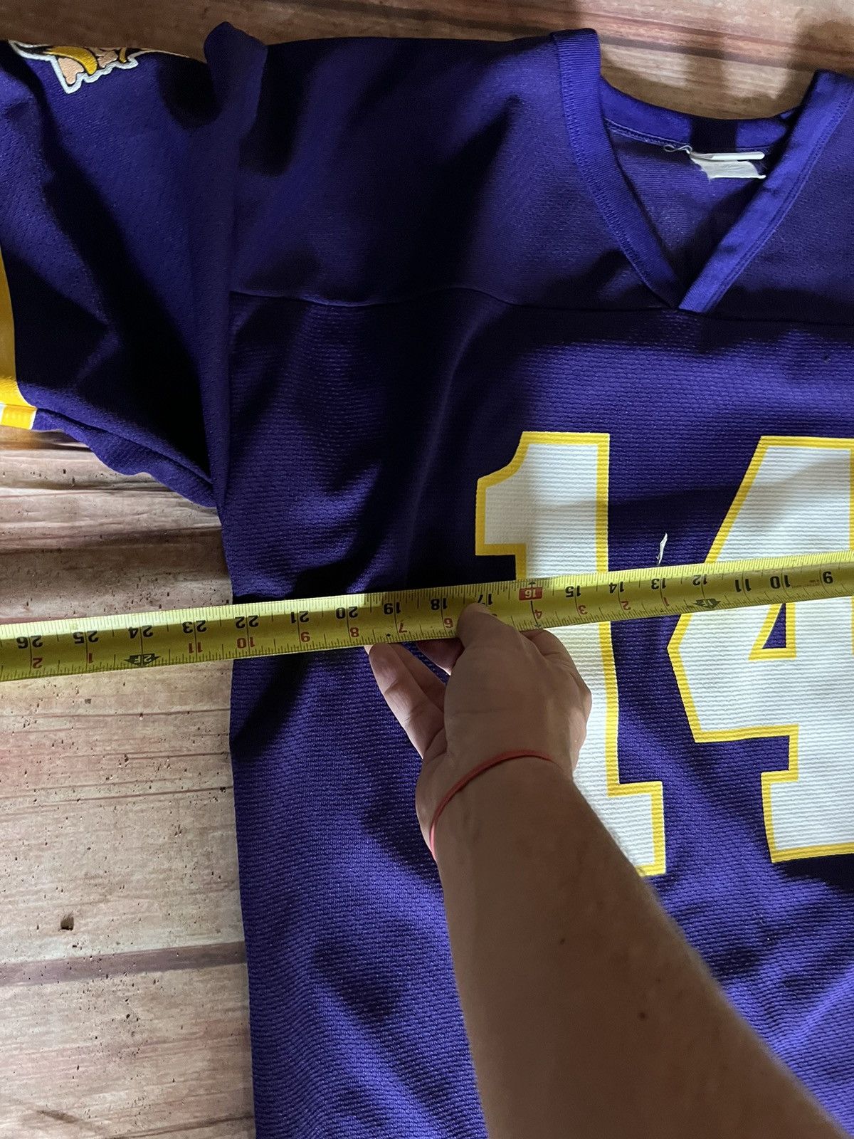 Vintage Vintage Minnesota Vikings Brad Johnson Jersey Mens Purple Size US L / EU 52-54 / 3 - 5 Thumbnail
